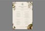 design a professional restaurant menu for cafe, bar or hotel