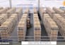 create 3d factory warehouse logistics visualization and supply chain animation