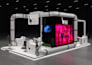 design a professional 3d exhibition booth and trade show stall