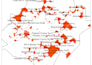 create study area map for thesis and research using arcgis and qgis
