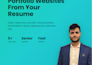 create a stunning single page portfolio website from your resume