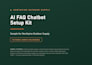 create an ai faq chatbot setup kit for your website or store