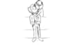 sketch your idea in a cartoon style