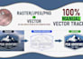 do vector tracing and convert image to vector,logo vectorize