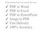 convert PDF tables to editable excel spreadsheets