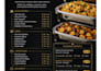 design modern restaurant menu, food flyer, cafe menu and digital menu board