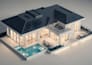create realistic 3d isometric floor and architectural render for real estate