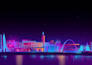 create a vector skyline city  illustration in 3 days