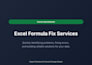 fix excel formulas and google sheets functions