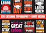 do creative typography vintage retro and custom graphic t shirt design
