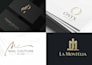 design modern elegant monogram logo for your luxury brand