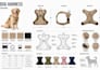 create dog harness tech pack and pet accessories tech pack