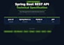 develop java spring boot rest apis for your application