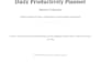 provide a minimalist daily planner