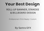 design all types of banner and yard sign