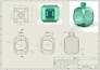 design a realistic 3d perfume bottle in solidworks