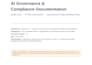 create ai governance policies model cards and audit reports