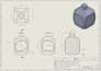 design a realistic 3d perfume bottle in solidworks