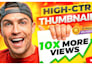 design eye catching irl youtube thumbnails for you