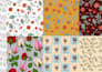 illustrate a seamless botanical pattern for fabric, packaging or brand