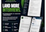 design an ats friendly resume CV cover letter and linkedin