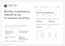 design a clean landing page or simple website layout
