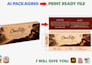 convert ai generated packaging into print ready vector files