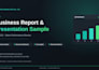 create a business report or presentation from your data
