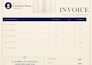 create a luxury editable invoice template in word and PDF