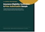 verify insurance eligibility and handle prior authorization