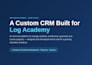 build a custom CRM system for your business