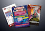 design flyer, sale sheet, poster, post card with faster