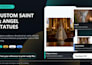 create custom saint, angel and religious statue stl models for 3d printing