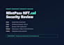 audit your smart contract for security vulnerabilities and bugs