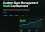 build a gym management dashboard