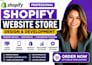 build shopify website design shopify website redesign shopify store design