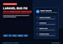 fix laravel bugs PHP errors apis and webhooks