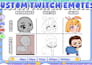 twitch emotes, chibi emotes, and animated emotes for stream