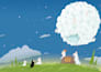 create playful children book illustration