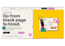 build a responsive HTML CSS tailwind CSS landing page