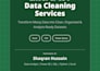 clean, format, organize, merge, and transform excel or csv data