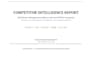 do competitor analysis and market research report