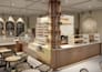 design and render modern cafe and bakery interior design