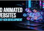 design and develop interactive 3d animated website