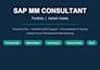 provide sap mm support and procurement documentation