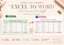 convert PDF, word, excel, jpg and other files