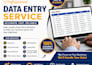 be your professional data entry operator