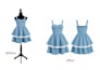 do high quality neck joint and apparel image editing