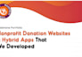 create perfect nonprofit wordpress website with ai supported donation system