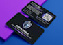 create professional business card design print ready card